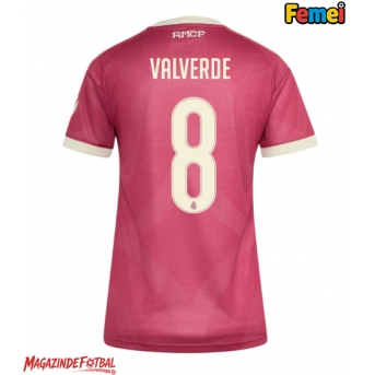 Real Madrid Federico Valverde #8 Tricou Fotbal Replică 2026-27 Femei Treilea